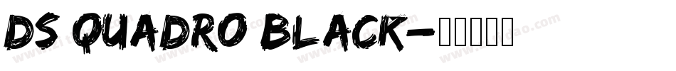 DS Quadro Black字体转换